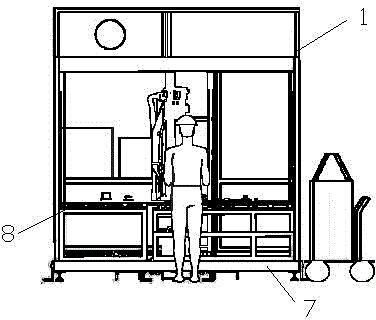 一種跨架后橋PIN自動(dòng)機(jī)械臂焊接系統(tǒng)的制作方法與工藝