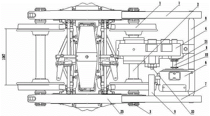 非標(biāo)準(zhǔn)軌距鐵路架橋鋪軌機(jī)動(dòng)力單元的制作方法與工藝