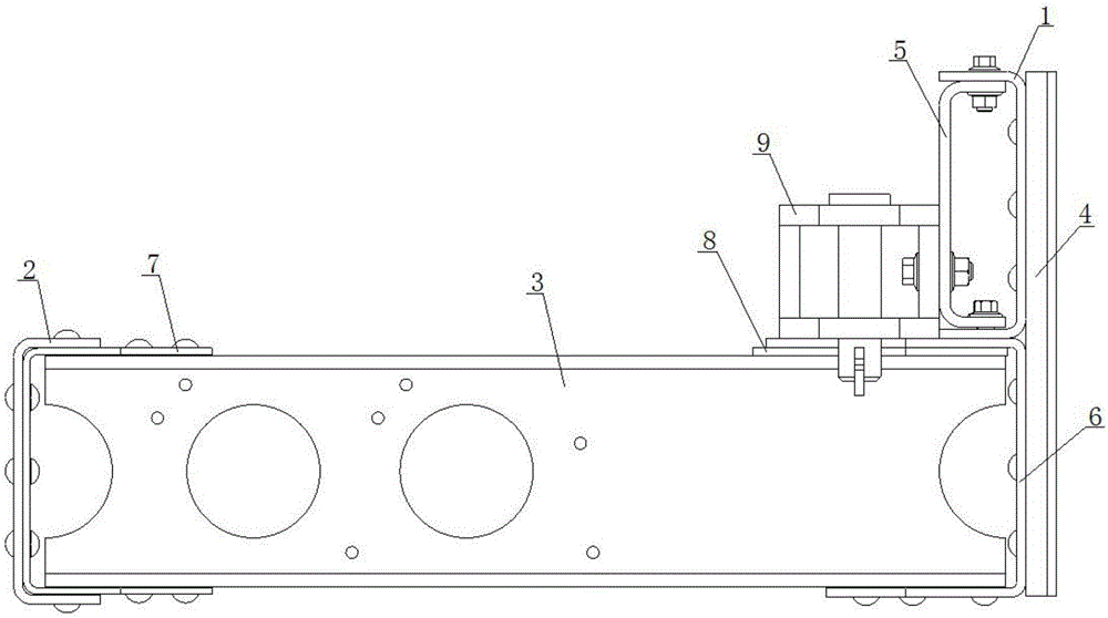 一种不对称边梁式车架用拖钩布置结构的制作方法与工艺