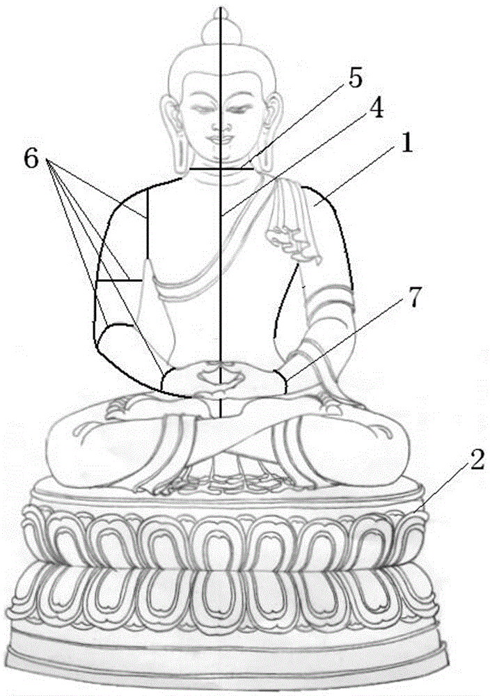 藏式中型薄壁铜佛像制造方法与流程