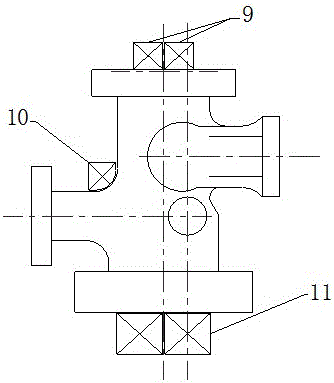 雙管油管頭鑄造裝置的制作方法