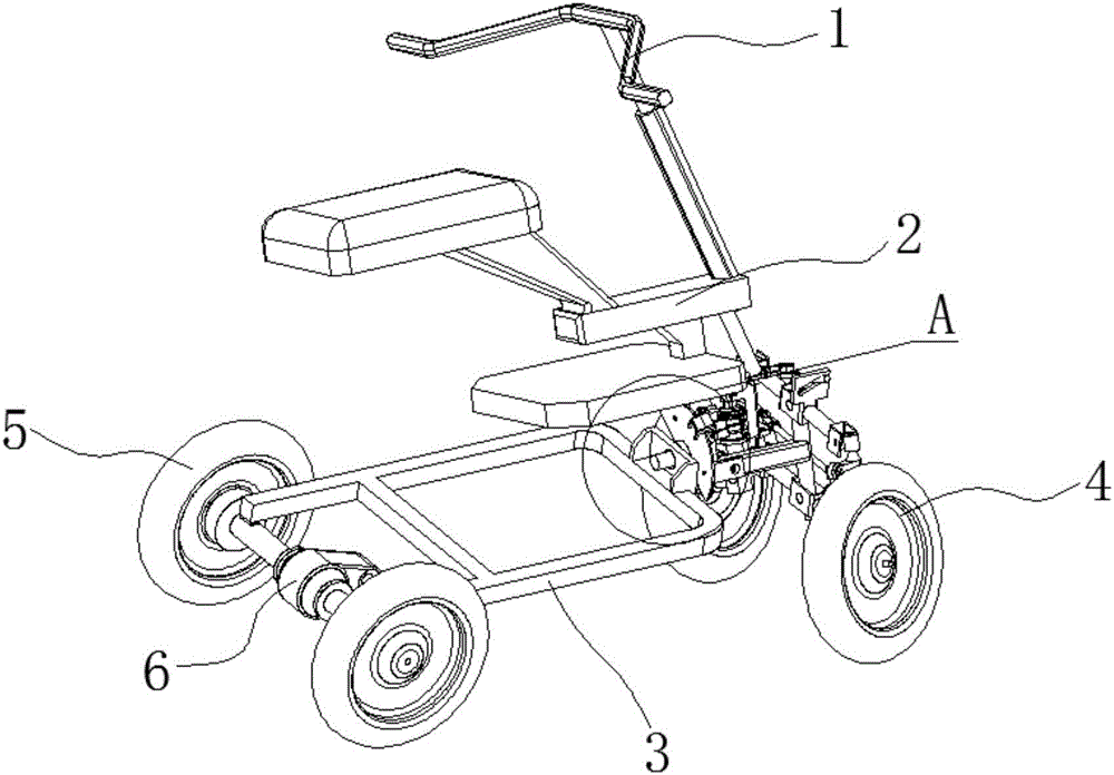 一种可倾斜转向的四轮机动车的制作方法与工艺