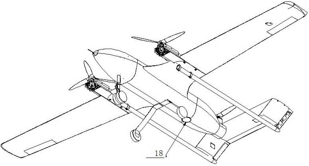 一种垂直起降倾转旋翼固定翼飞机的制作方法与工艺