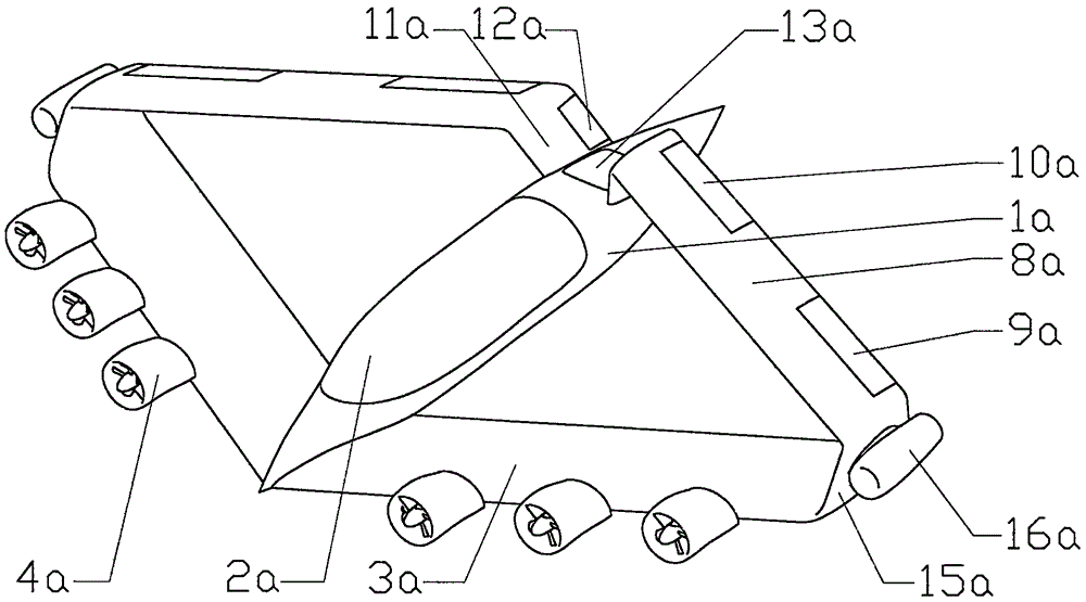 改进型近似水平转动推进器襟翼增升连接翼飞机的制作方法与工艺