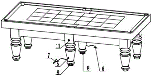 一种防止静电产生的斯诺克台球桌的制作方法与工艺
