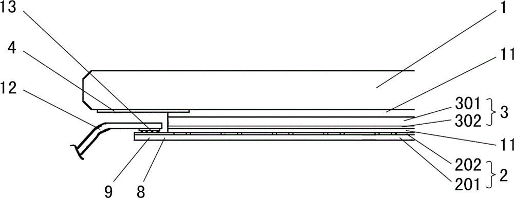 一種具有偏光功能的電容觸摸屏的制作方法與工藝