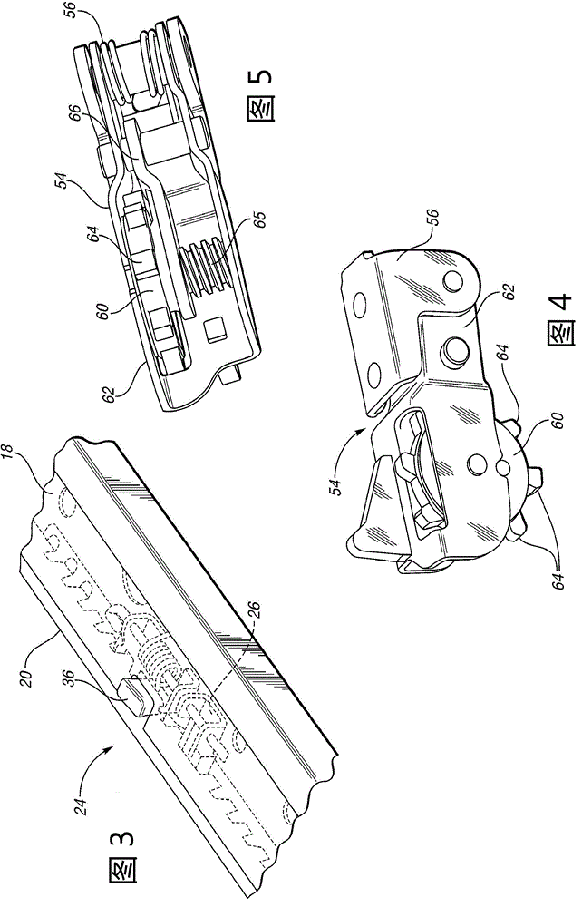 带有外部释放件的车辆座椅记忆导轨组件的制作方法与工艺