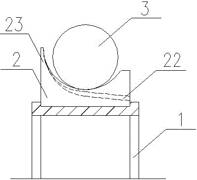 一种水平拉索托架装置的制作方法