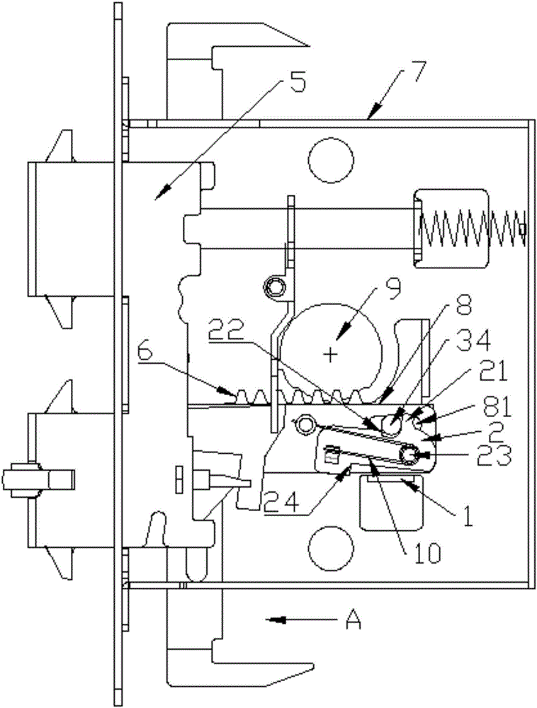 一種用于自動(dòng)門鎖的防盜開啟機(jī)構(gòu)的制作方法與工藝