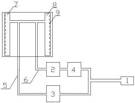 ZJ17卷接机烟丝储料料斗闸门自动清洁装置的制作方法