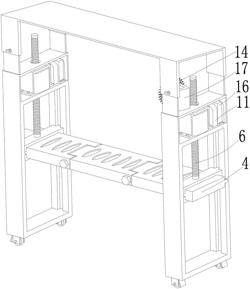 一種低高度建筑施工用腳手架的制作方法與工藝