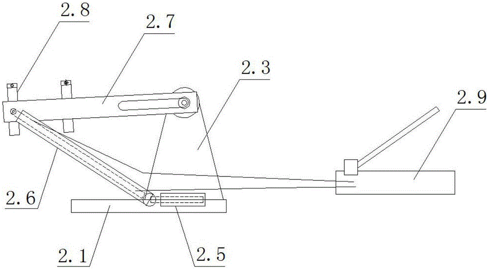 液压式立杆装置的制作方法