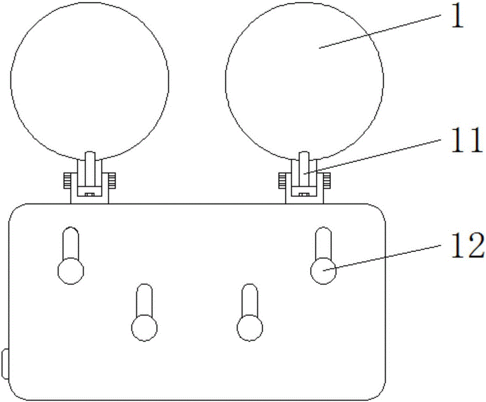 一種雙散熱消防應(yīng)急燈的制作方法與工藝