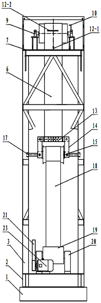 无配重电机换向自动调参节电型立式抽油机的制作方法与工艺