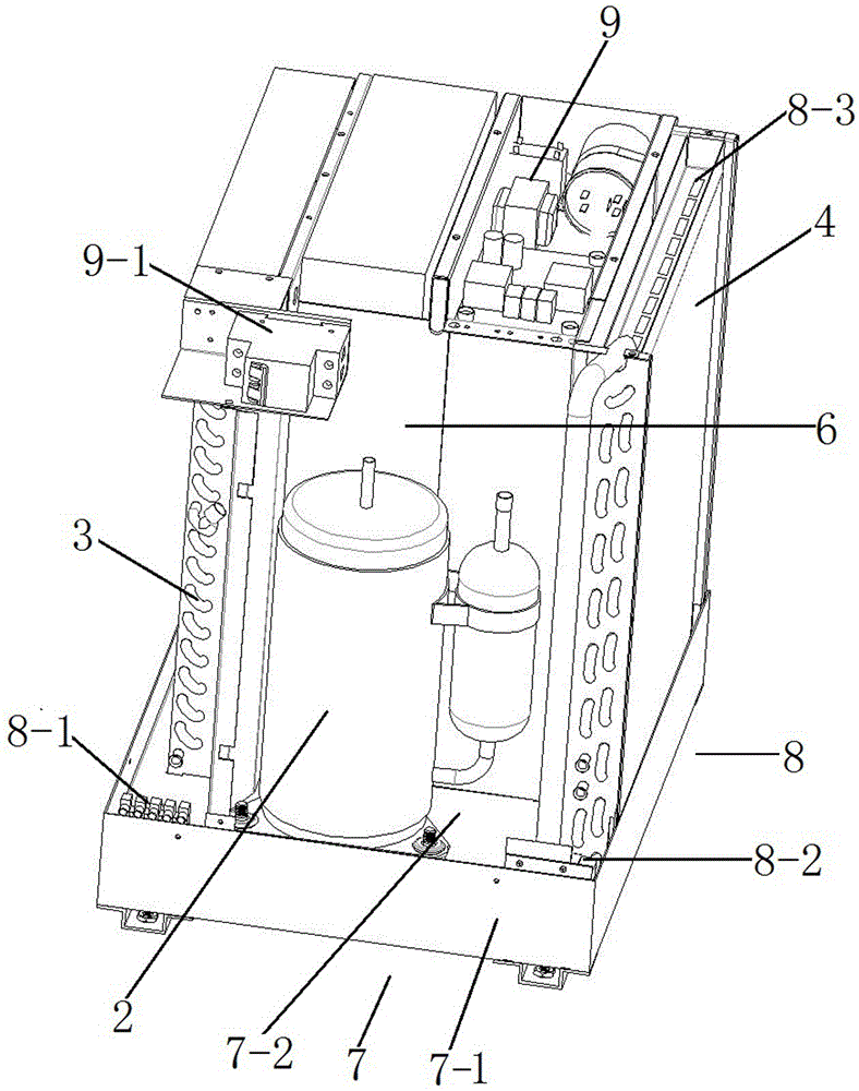 小型化电梯专用空调器的内凹式离心风叶组件的制作方法与工艺
