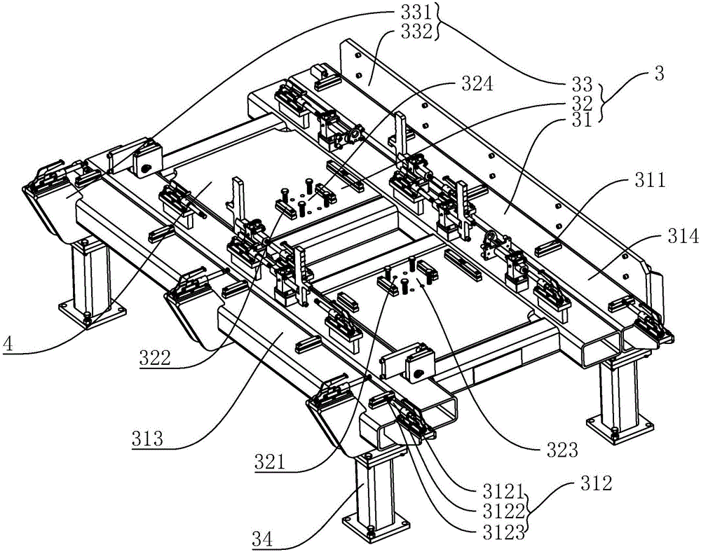 機(jī)場(chǎng)行李車架專用夾具的制作方法與工藝