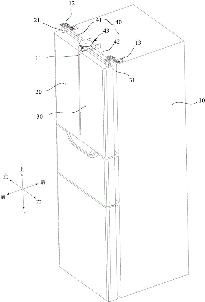 冰箱門體聯(lián)動結(jié)構(gòu)及冰箱的制作方法與工藝