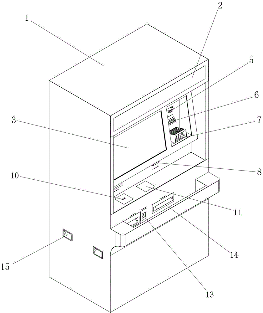 自助售票机平面图图片