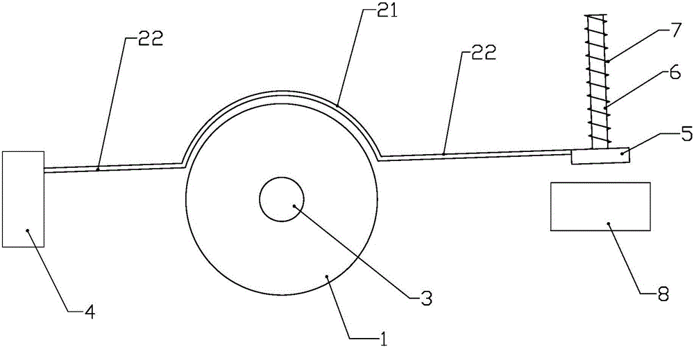 監(jiān)控用球型攝像機節(jié)電抱剎裝置的制作方法