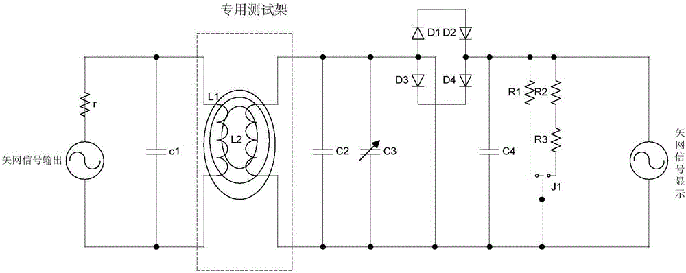 能量测试模拟卡谐振频率校准装置的制作方法