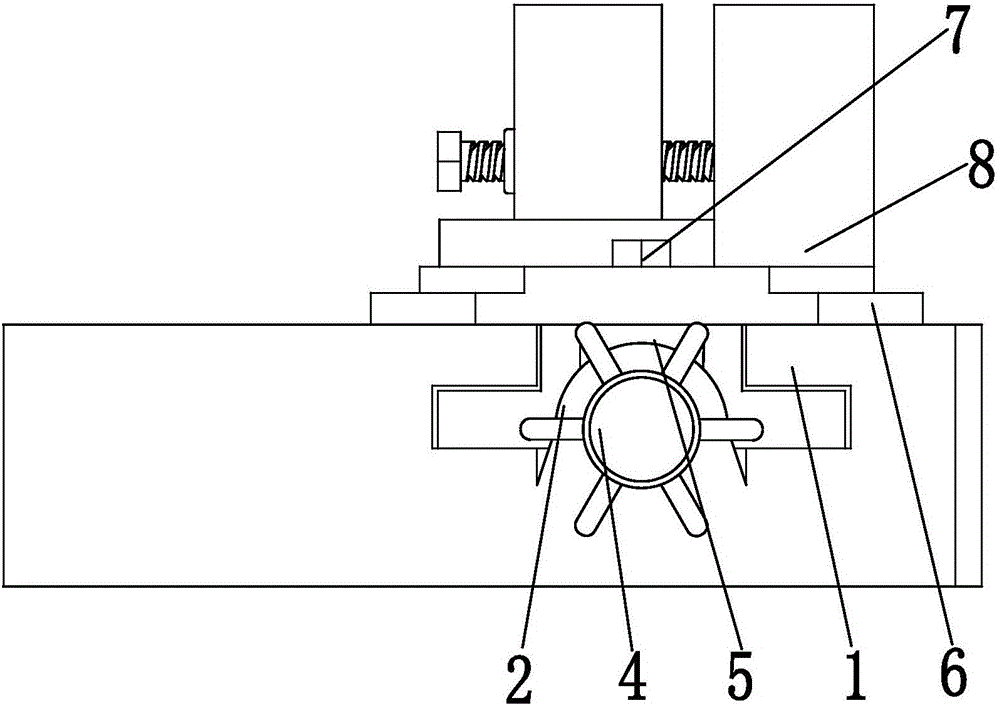 一种可移动式欧式电源插头内模固定装置的制作方法