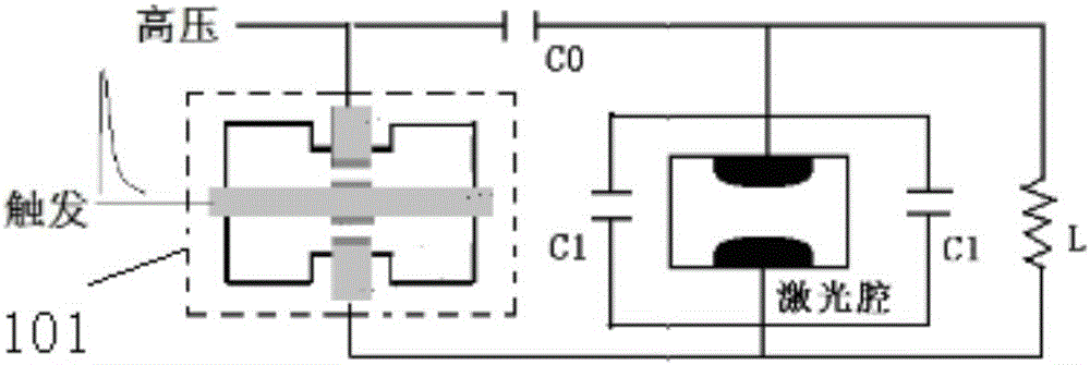 一種高壓大電流單脈沖放電開關(guān)及高能準(zhǔn)分子激光器的制作方法與工藝