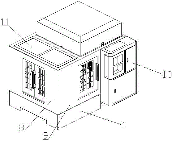 一種石墨雕銑機加工中心的制作方法與工藝