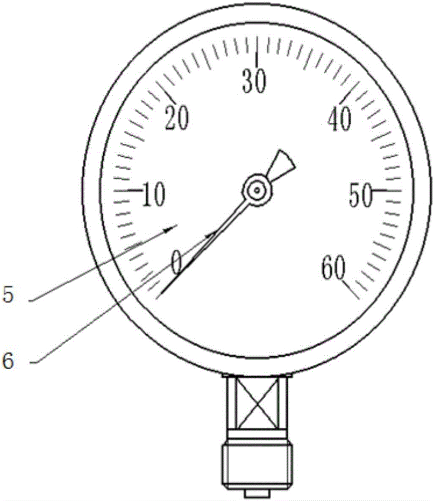 一种免调校指针式压力表的制造方法及产品与流程