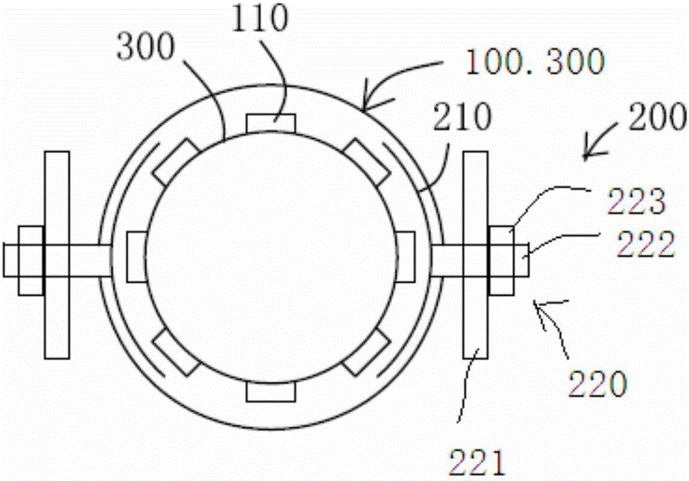 改进改性聚丙烯管椭圆变形的装置的制作方法