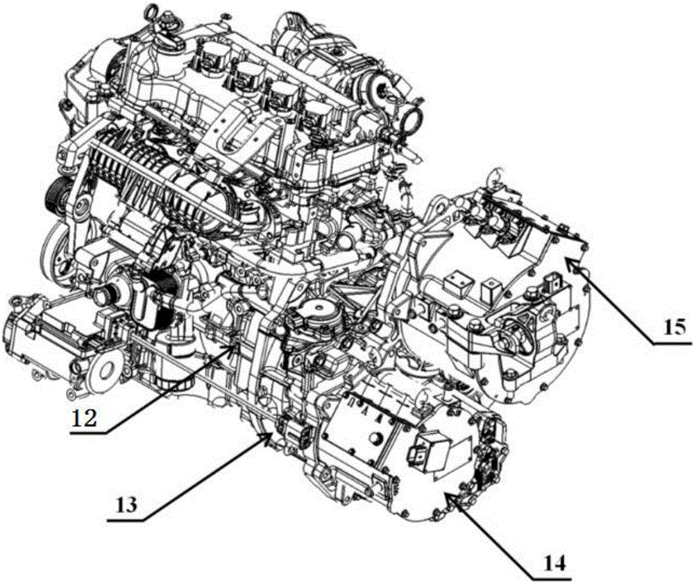 一種插電式混合動(dòng)力汽車機(jī)艙布置結(jié)構(gòu)的制作方法與工藝