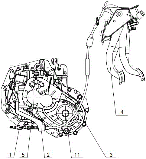 一種機械式離合機構總成的制作方法與工藝