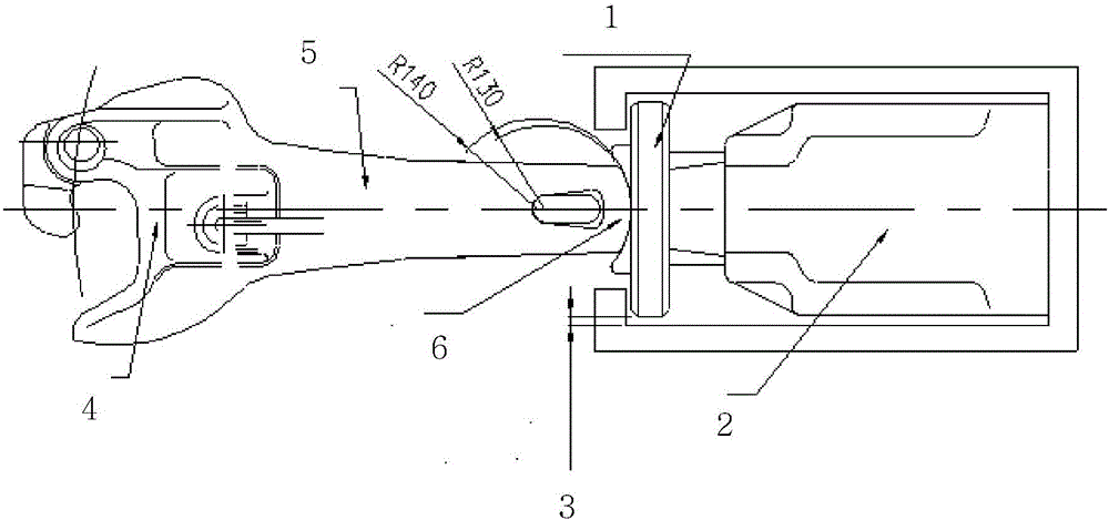 一种内电机车车钩高稳前从板的制作方法与工艺