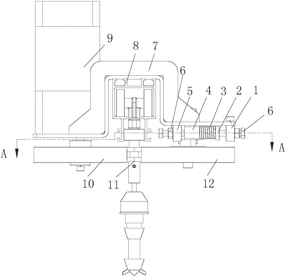 一种弹簧涨紧式电机驱动装置的制作方法