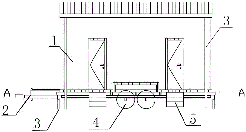 一種掛車式活動板房的制作方法與工藝