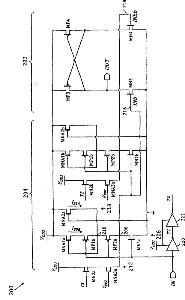 电压电平移位器的制作方法与工艺