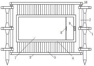 一种建筑施工现场用围栏的制作方法与工艺