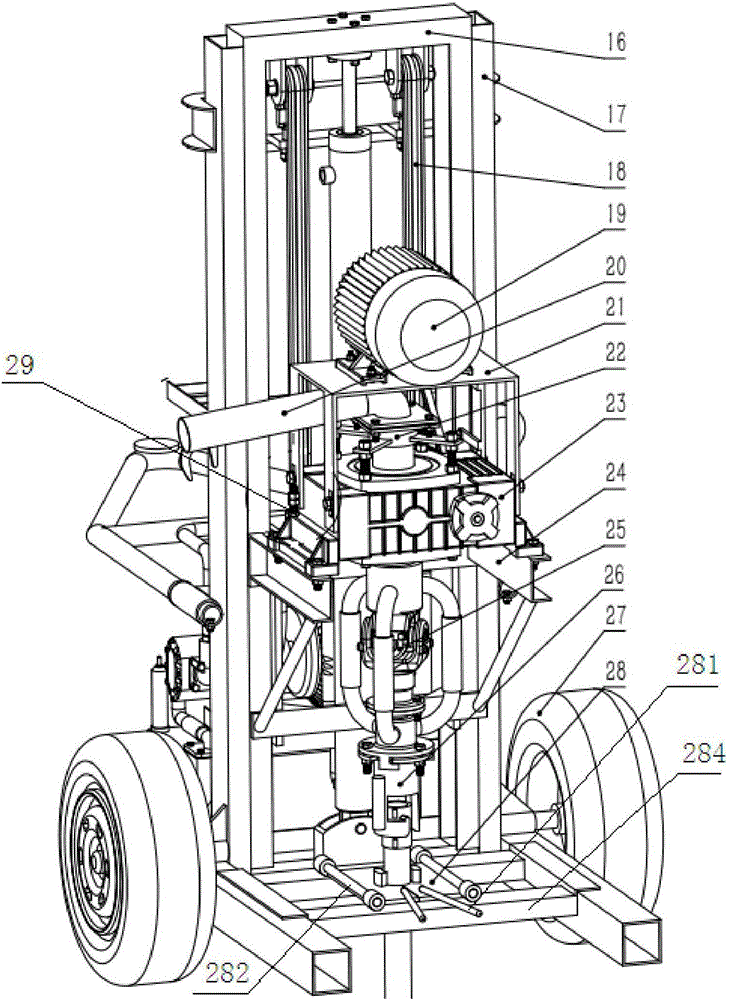一种轻型便捷式液压电动钻井机的制作方法与工艺