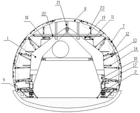 一种隧道铰接式衬砌台车的制作方法与工艺