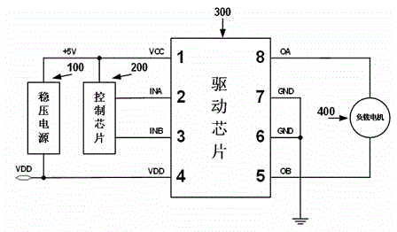 一種用于風(fēng)扇搖頭電機(jī)的驅(qū)動(dòng)電路的制作方法與工藝