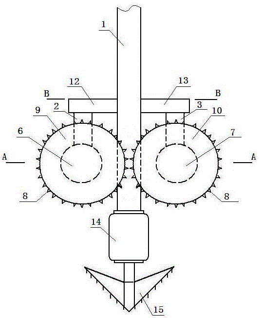 凸凹插合V型钻机的制作方法与工艺