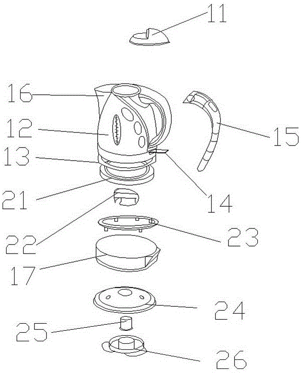 一种新型电热水壶的制作方法与工艺