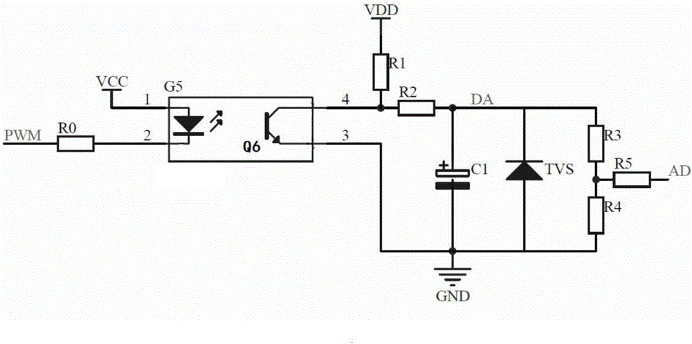 基於pwm及電容充放電原理的da轉換電路的製作方法與工藝