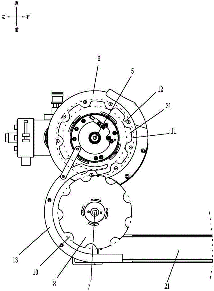 模压机的新型进出料结构的制作方法与工艺