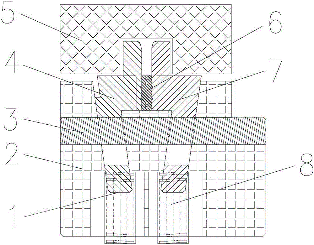 一种斜顶式封胶结构的制作方法与工艺