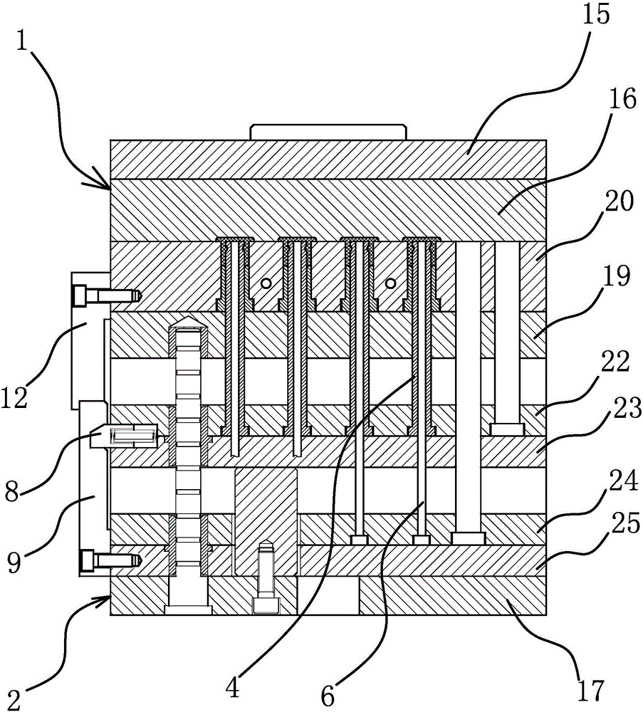 一種具有二次頂出機構的注塑模具的制作方法與工藝