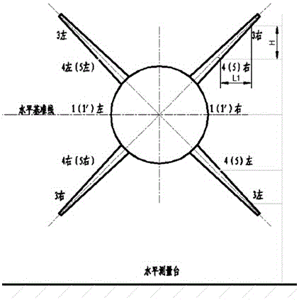 一种小展弦比导弹水平测量方法与流程