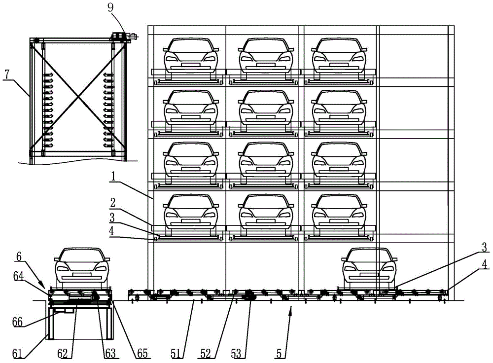 載車板升降橫移式立體停車設(shè)備的制作方法與工藝