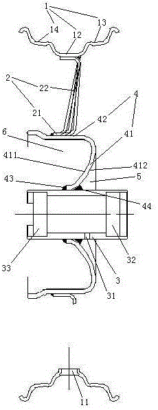 一種電動(dòng)摩托車車輪結(jié)構(gòu)的制作方法與工藝