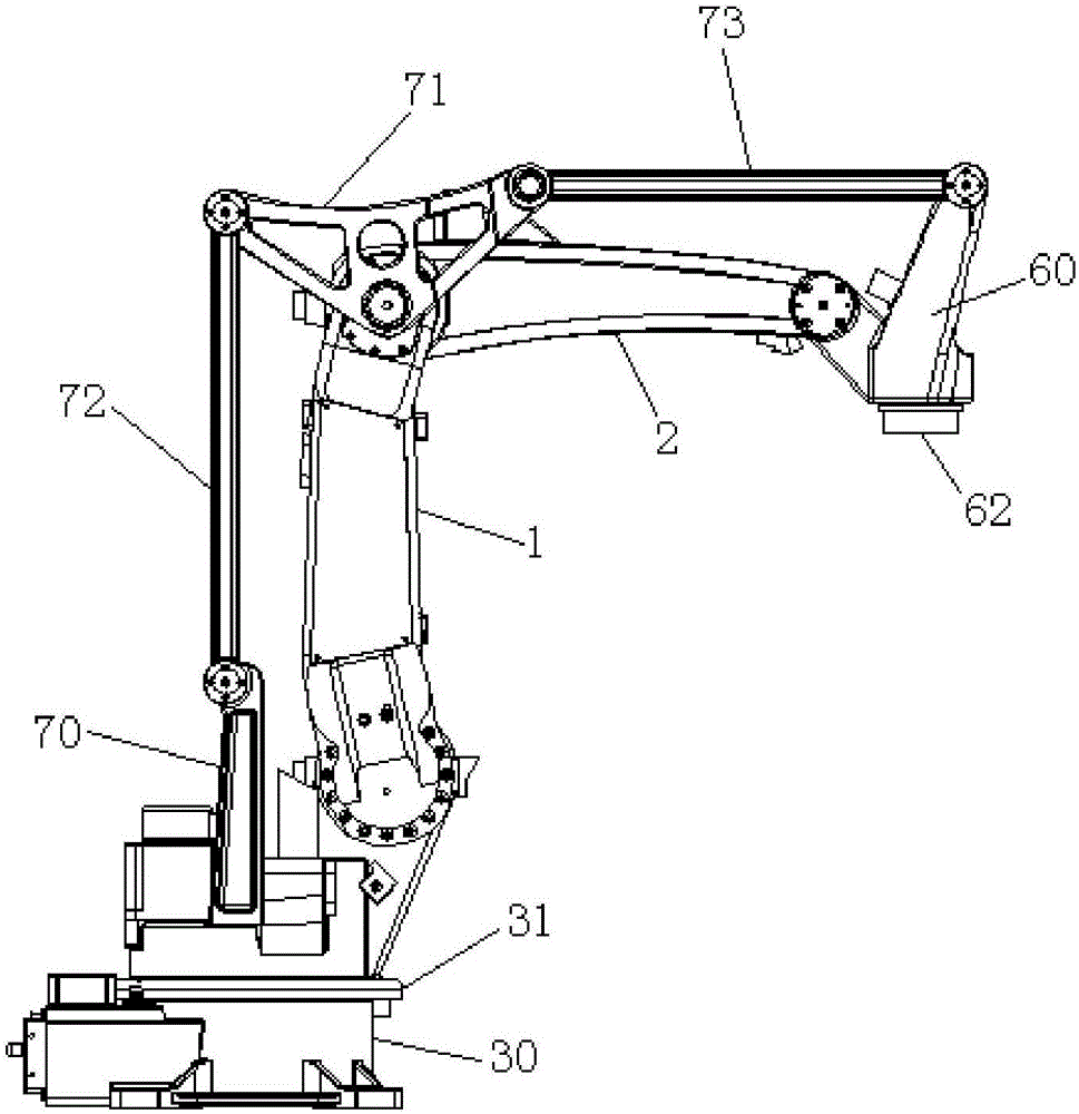 四轴码垛机器人的制作方法与工艺