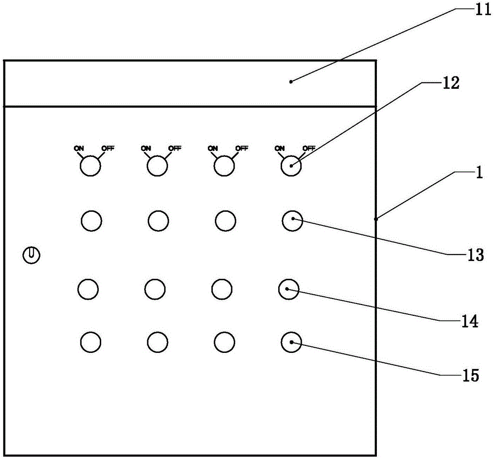 一種帶粉料吹灰監(jiān)控系統(tǒng)的粉料倉電控箱的制作方法與工藝